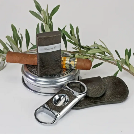 Venezia Lighter - Antique Olive Leather