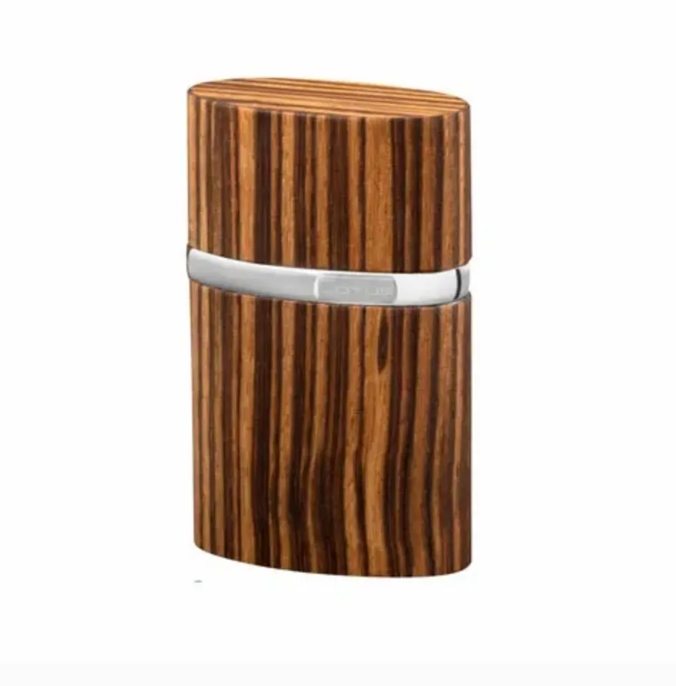 The "Triple Jet" Table Lighter - Zebrawood