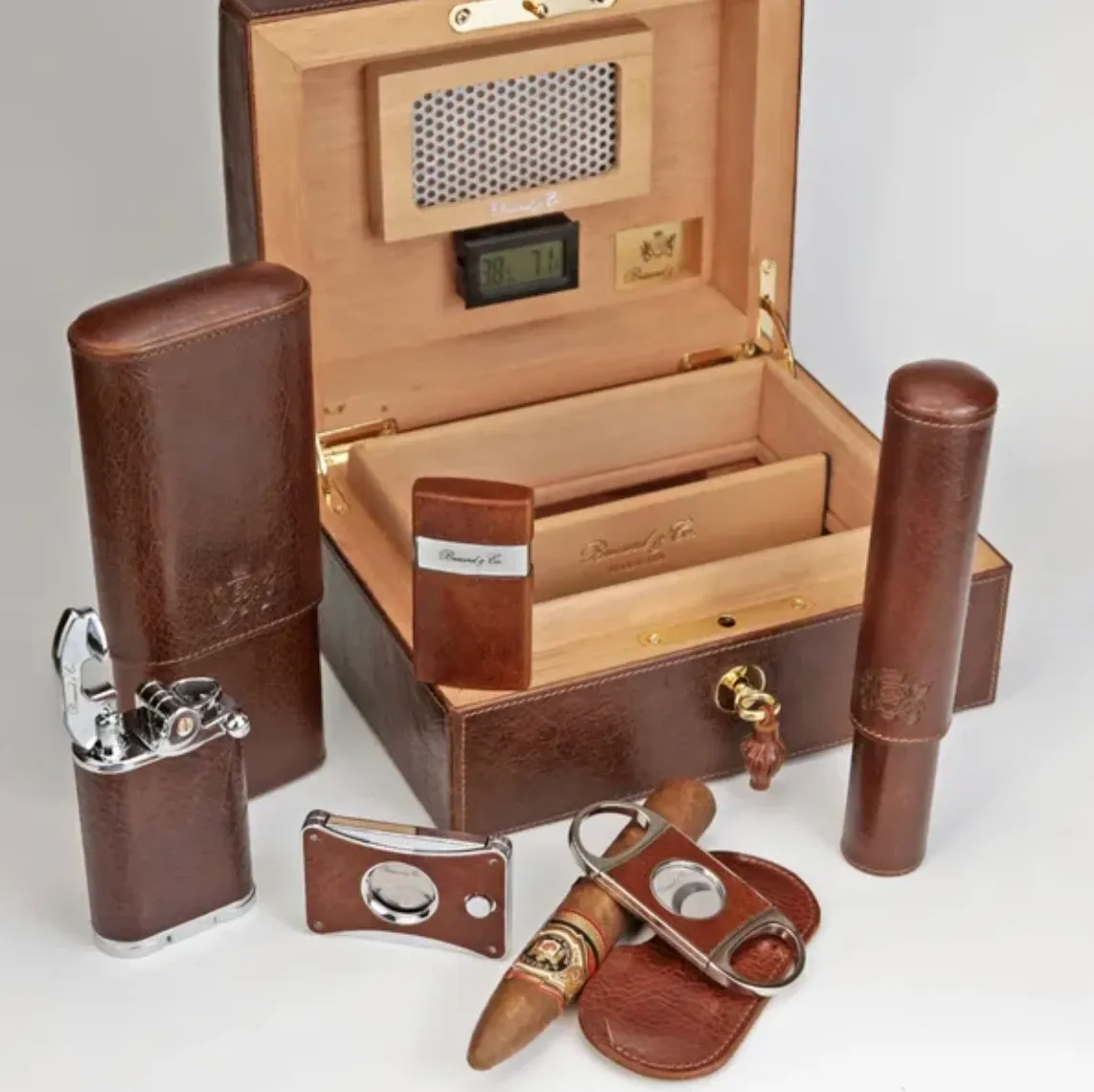 Double Guillotine Series 2 Cutter - Antique Saddle Leather