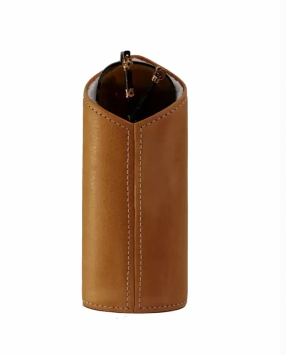 The Luxury Eyewear Stand - Natural Leather