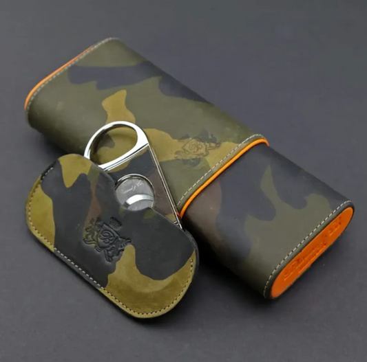 Double Guillotine Series 2 Cutter - Camouflage Leather