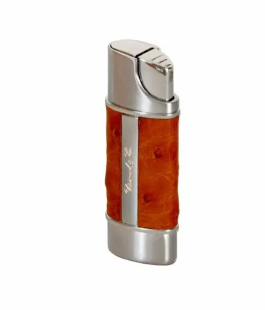The "Nano" Lighter - Ostrich Tan