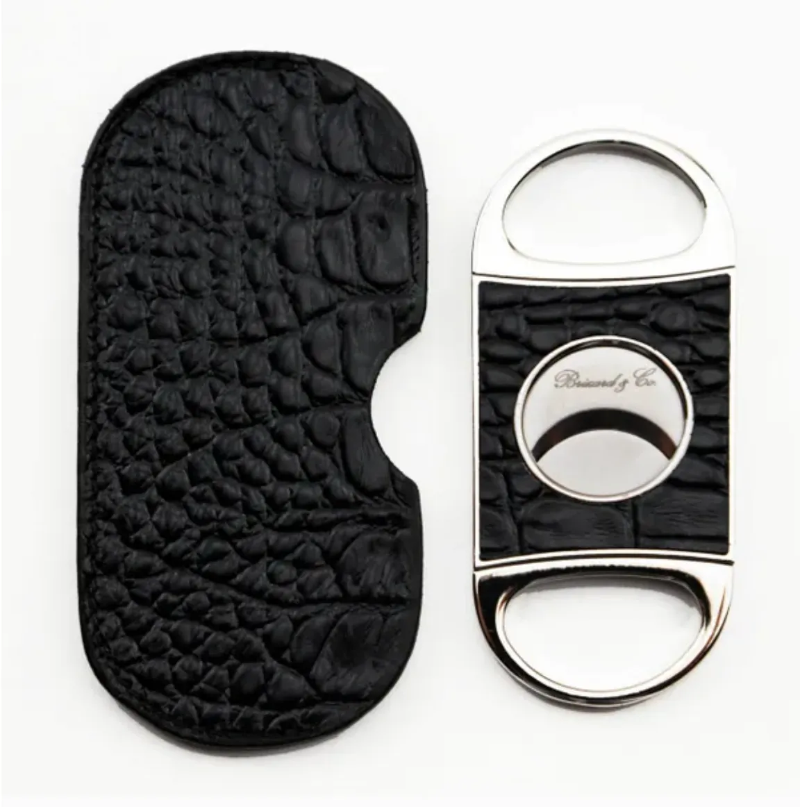 Double Guillotine Series 2 Cutter - Croco Pattern Black