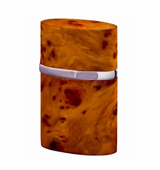 The "Triple Jet" Table Lighter - Carpathian Burl