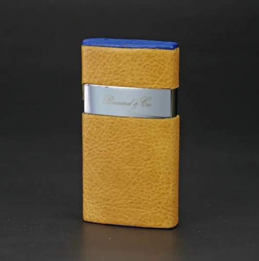 Venezia Lighter - Camel Color and Blue Leather