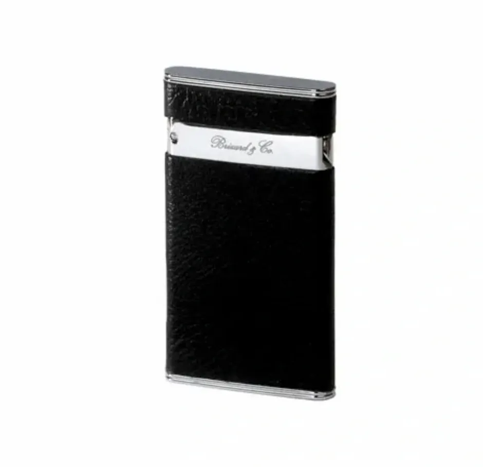 The "Sottile" Lighter - Black Leather