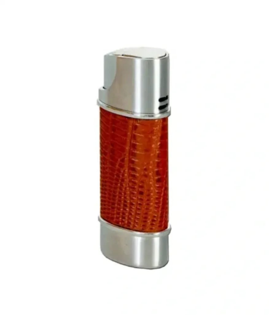 The "Nano" Lighter - Lizard Pattern Havana