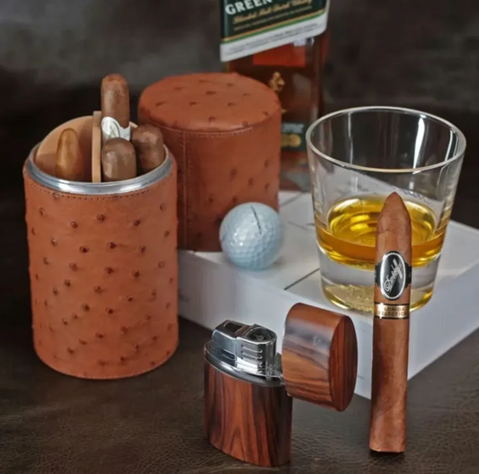 The "Triple Jet" Table Lighter - Rosewood