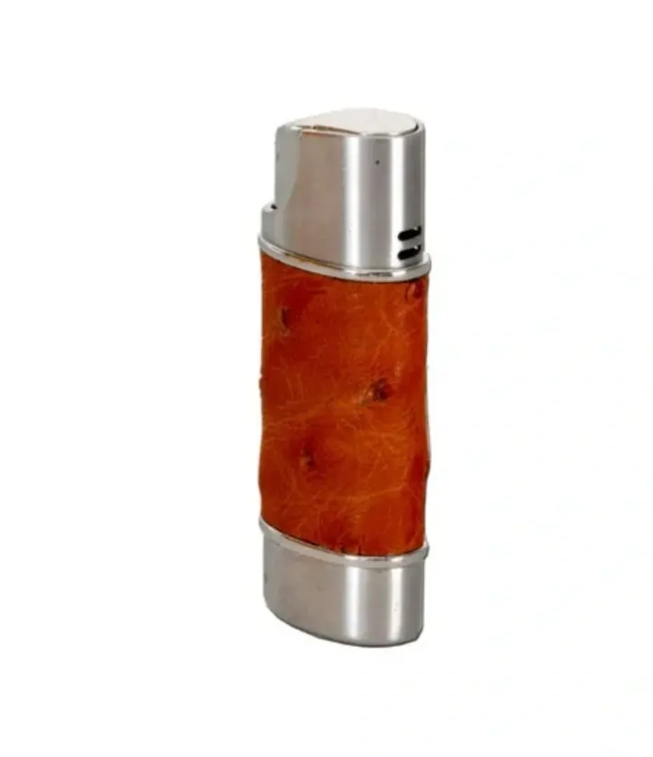 The "Nano" Lighter - Ostrich Tan