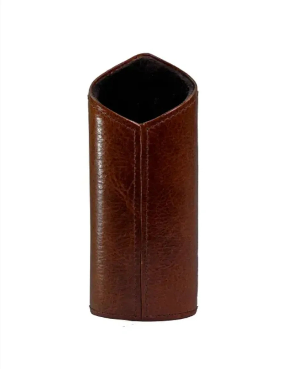 The Luxury Eyewear Stand - Antique Saddle Leather