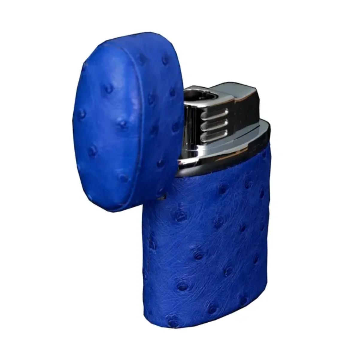 The "Triple Jet" Table Lighter - Ostrich Blue
