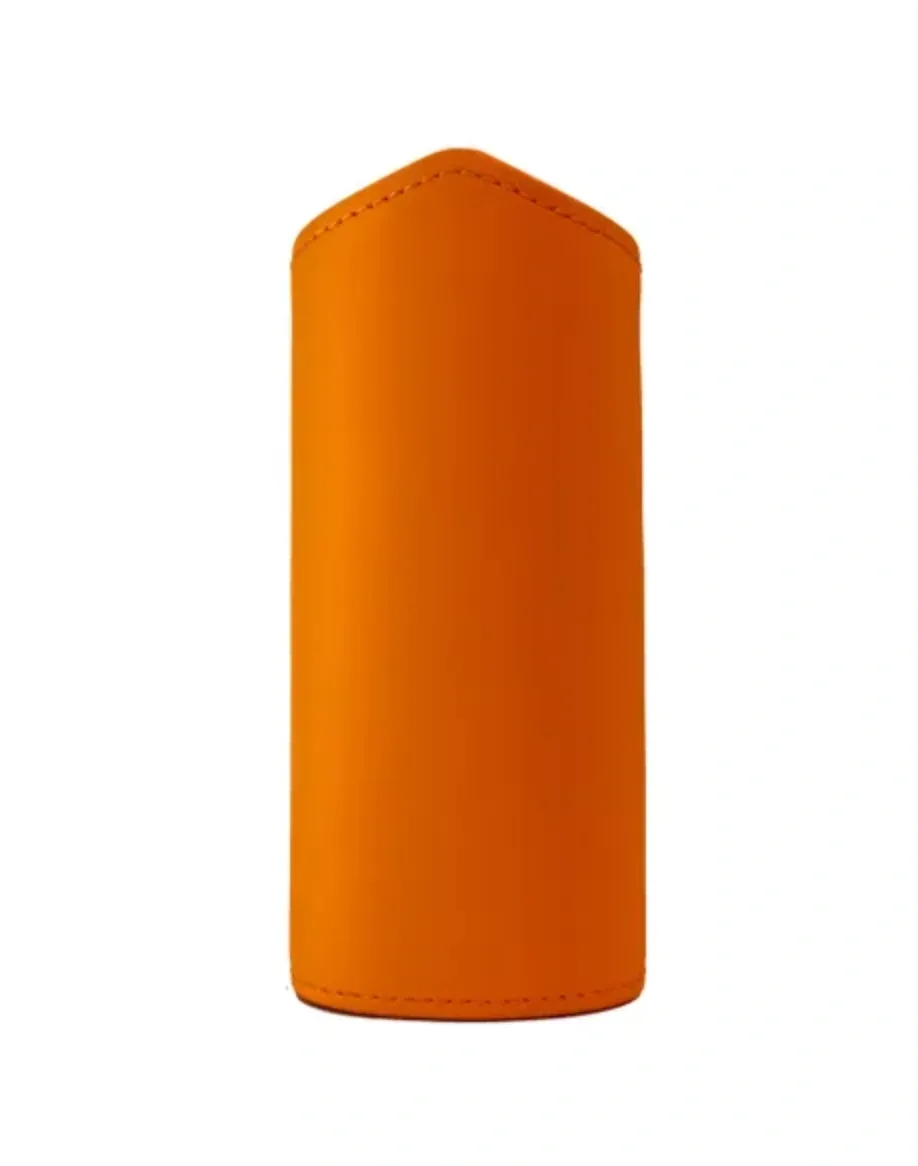 The Luxury Eyewear Stand - Orange Leather