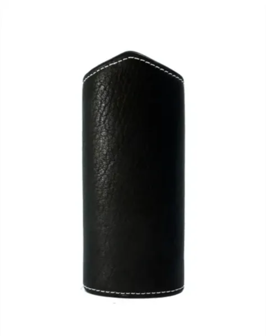 The Luxury Eyewear Stand - Black Buffalo Leather