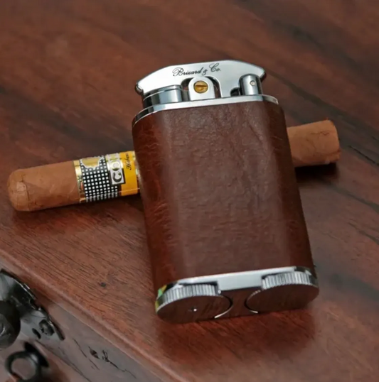 Gatsby Lighter - Antique Saddle Leather
