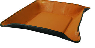 The "Valet" Leather Tray - Tan Leather