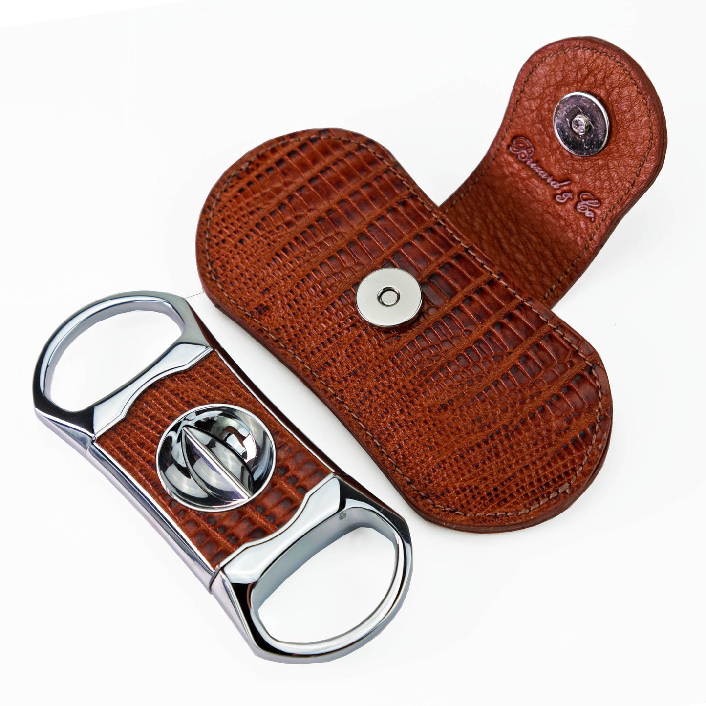 The "V" Cutter - Havana Lizard Pattern