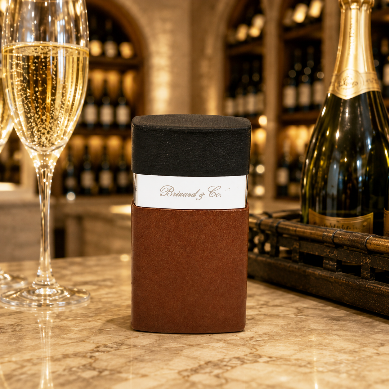 Venezia Lighter - Whisky and Black Leather