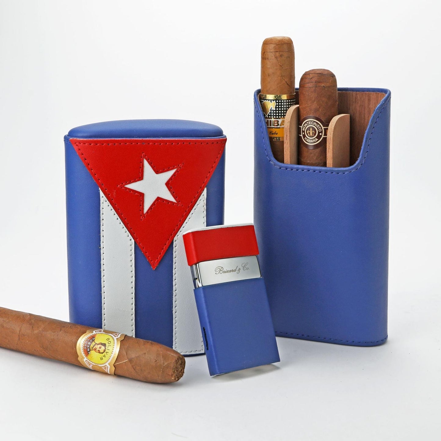 The "Show Band" 3 Cigar Case - Cuba Libre Collection