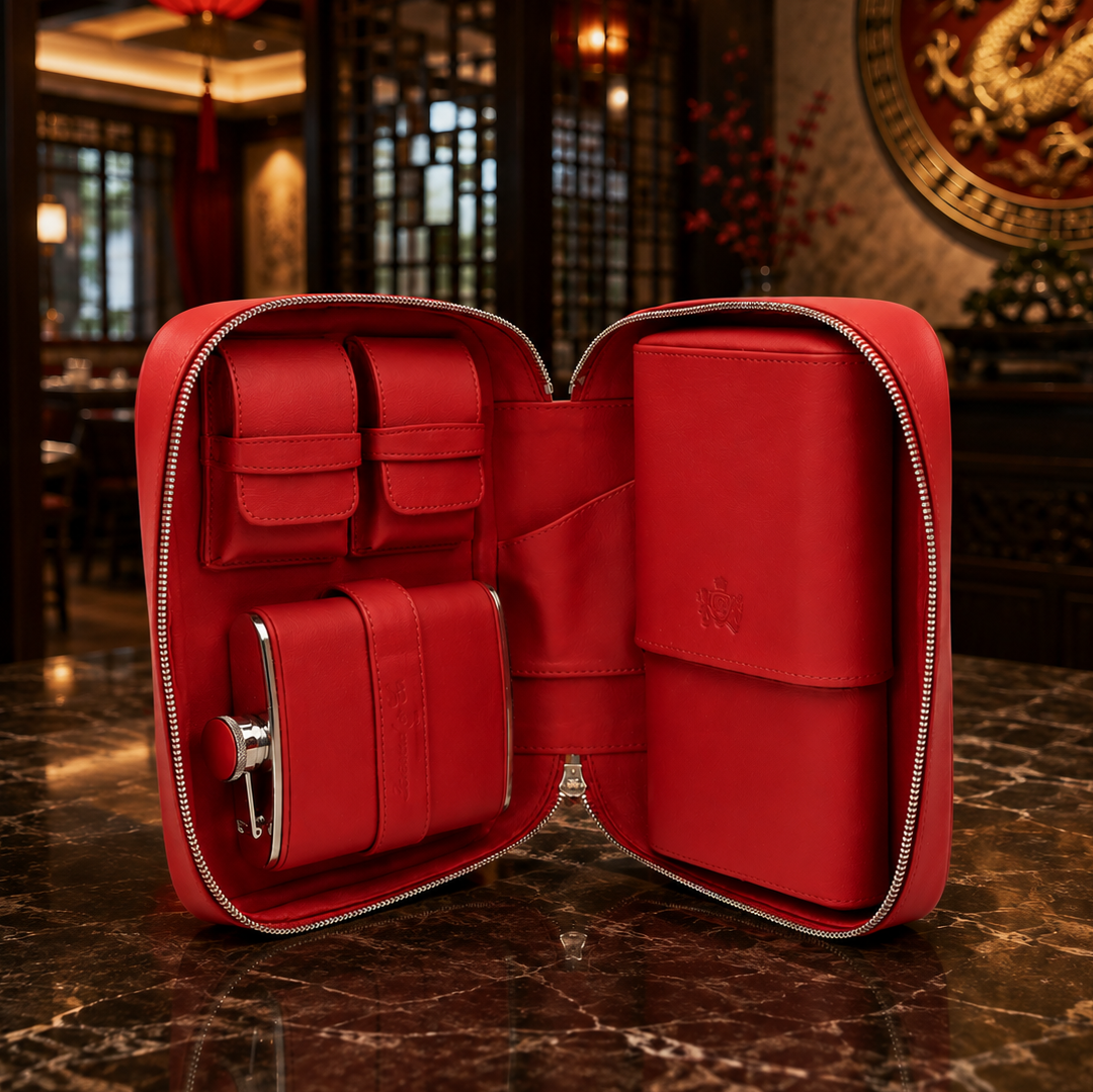 Havana Traveler - Red Leather